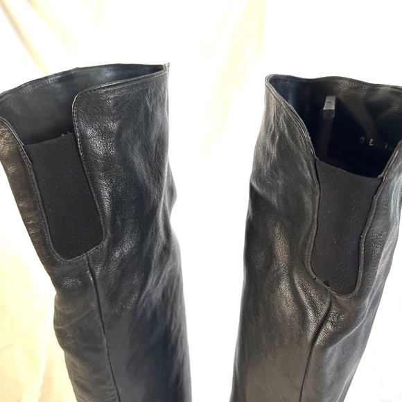 Stuart Weitzman Black YEEHA Studded Over the Knee Boots - Picture 5 of 8
